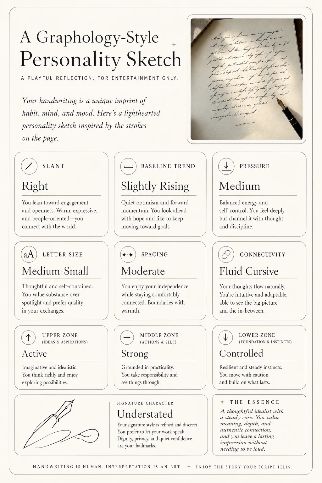 AI graphology handwriting analysis on StoryInColor
